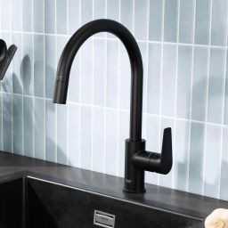 Grohe Start Edge bateria kuchenna stojąca czarny mat 305502430
