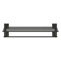 Grohe Start Cube półka z relingiem na ręcznik czarny mat 410992430