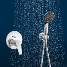 Grohe Start Edge zestaw prysznicowy podtynkowy z deszczownicą chrom 25293000