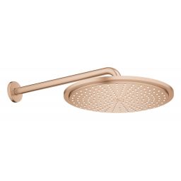 Grohe Rainshower Cosmopolitan deszczownica 31 cm okrągła z ramieniem ściennym brushed warm sunset 26066DL0