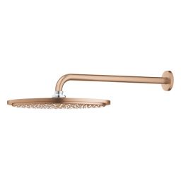 Grohe Rainshower Cosmopolitan deszczownica 31 cm okrągła z ramieniem ściennym brushed warm sunset 26066DL0