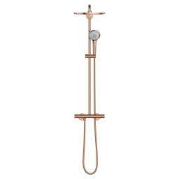 Grohe Euphoria zestaw prysznicowy ścienny termostatyczny z deszczownicą Warm Sunset 26075DA0
