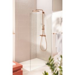 Grohe Euphoria System 310 zestaw prysznicowy ścienny termostatyczny z deszczownicą brushed warm sunset 26075DL0