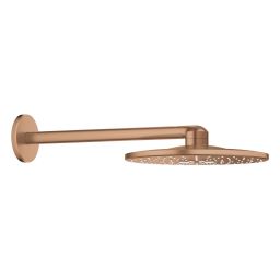 Grohe Quadra deszczownica z ramieniem 31x31 cm okrągła Brushed Warm Sunset 26475DL0