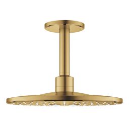 Grohe Rainshower 310 SmartActive deszczownica 31 cm okrągła z ramieniem sufitowym brushed cool sunrise 26477GN0