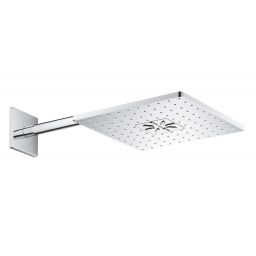 Grohe Rainshower 310 SmartActive Cube deszczownica 31 cm kwadratowa z ramieniem ściennym chrom 26479000