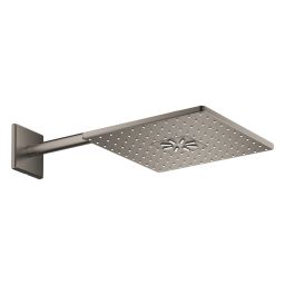 Grohe Rainshower 310 SmartActive Cube deszczownica 31 cm kwadratowa z ramieniem ściennym brushed hard graphite 26479AL0