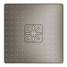 Grohe Rainshower 310 SmartActive Cube deszczownica 31 cm kwadratowa z ramieniem ściennym brushed hard graphite 26479AL0