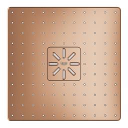 Grohe Rainshower 310 SmartActive Cube deszczownica 31 cm kwadratowa z ramieniem ściennym brushed warm sunset 26479DL0