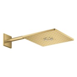 Grohe Rainshower 310 SmartActive Cube deszczownica 31 cm kwadratowa z ramieniem ściennym brushed cool sunrise 26479GN0