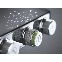 Grohe Euphoria zestaw prysznicowy ścienny termostatyczny z deszczownicą StarLight Chrome 26507000