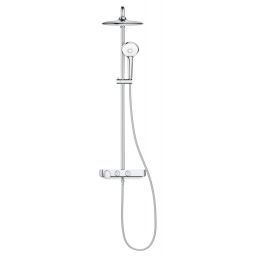 Grohe Euphoria zestaw prysznicowy ścienny termostatyczny z deszczownicą chrom 26509000