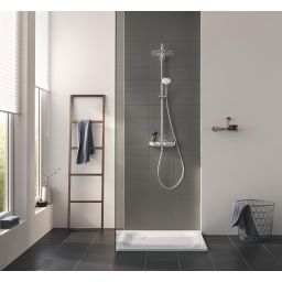 Grohe Euphoria zestaw prysznicowy ścienny termostatyczny z deszczownicą chrom 26509000