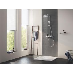 Grohe Euphoria zestaw prysznicowy ścienny termostatyczny z deszczownicą chrom 26509000