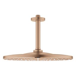 Grohe Rainshower deszczownica z ramieniem 31x31 cm okrągła Brushed Warm Sunset 26560DL0