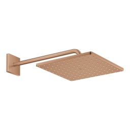 Grohe Rainshower Mono 310 Cube deszczownica 31 cm kwadratowa z ramieniem ściennym brushed warm sunset 26564DL0