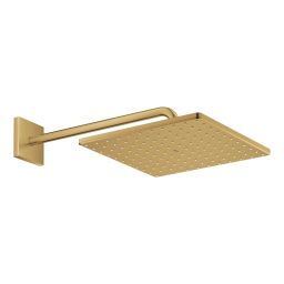 Grohe Rainshower Mono 310 Cube deszczownica 31 cm kwadratowa z ramieniem ściennym brushed cool sunrise 26564GN0
