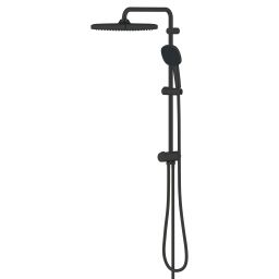 Grohe Vitalio Comfort 250 zestaw prysznicowy ścienny z deszczownicą czarny mat 266982431