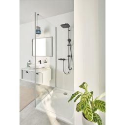 Grohe Vitalio Comfort 250 zestaw prysznicowy ścienny z deszczownicą czarny mat 266982431