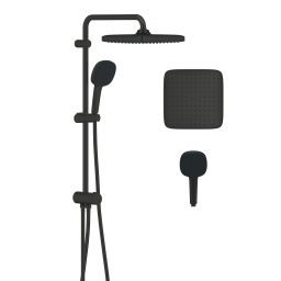 Grohe Vitalio Comfort 250 zestaw prysznicowy ścienny z deszczownicą czarny mat 266982431