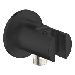 Grohe Vitalio Universal przyłącze kątowe ścienne z uchwytem czarny mat 269622431