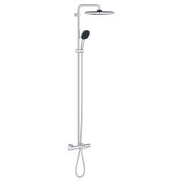 Grohe Vitalio Comfort zestaw wannowo-prysznicowy ścienny termostatyczny z deszczownicą chrom 26984001