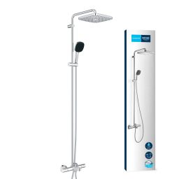 Grohe Vitalio Comfort zestaw wannowo-prysznicowy ścienny termostatyczny z deszczownicą chrom 26984001