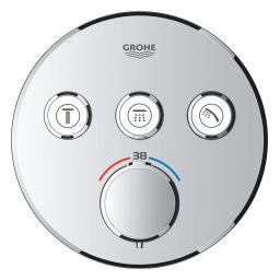 Grohe Precision Smartcontrol zestaw prysznicowy podtynkowy termostatyczny z deszczownicą chrom 34874000