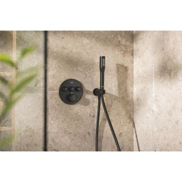 Grohe Precision Smartcontrol zestaw wannowo-prysznicowy podtynkowy termostatyczny z deszczownicą czarny mat 348742430