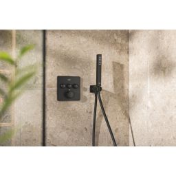 Grohe SmartControl zestaw wannowo-prysznicowy podtynkowy termostatyczny czarny mat 348752430