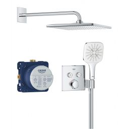Grohe Precision Smartcontrol zestaw prysznicowy podtynkowy termostatyczny z deszczownicą chrom 34876000