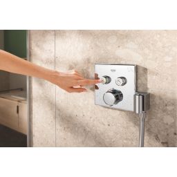 Grohe Precision Smartcontrol zestaw prysznicowy podtynkowy termostatyczny z deszczownicą chrom 34876000