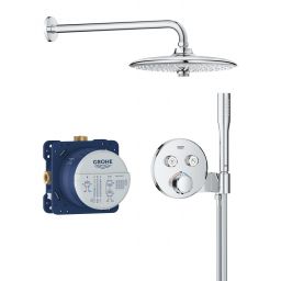 Grohe Precision Smartcontrol zestaw prysznicowy podtynkowy termostatyczny z deszczownicą chrom 34878000