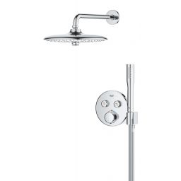 Grohe Precision Smartcontrol zestaw prysznicowy podtynkowy termostatyczny z deszczownicą chrom 34878000