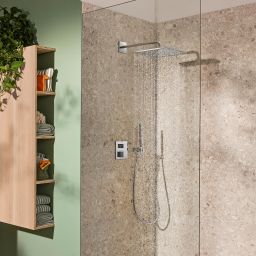Grohe Precision Cube zestaw prysznicowy podtynkowy termostatyczny z deszczownicą chrom 34879000