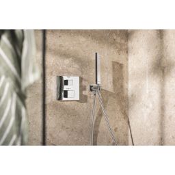 Grohe Precision Cube zestaw prysznicowy podtynkowy termostatyczny z deszczownicą chrom 34879000