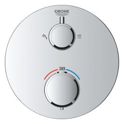 Grohe Vitalio Start zestaw prysznicowy podtynkowy termostatyczny z deszczownicą chrom 34880000