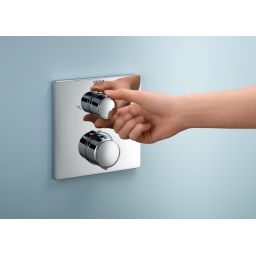 Grohe Vitalio Comfort zestaw prysznicowy podtynkowy termostatyczny z deszczownicą chrom 34882000