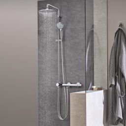 Grohe Euphoria zestaw prysznicowy ścienny z deszczownicą StarLight Chrome 27421002