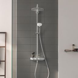 Grohe Euphoria zestaw prysznicowy ścienny termostatyczny z deszczownicą chrom 26509000