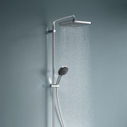 Grohe Vitalio Comfort zestaw wannowo-prysznicowy ścienny termostatyczny z deszczownicą chrom 26984001
