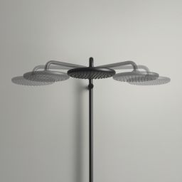 Grohe Vitalio Start System 250 zestaw prysznicowy ścienny z deszczownicą czarny mat 266802431