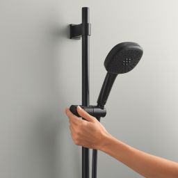 Grohe Vitalio Comfort zestaw prysznicowy ścienny czarny 269302431