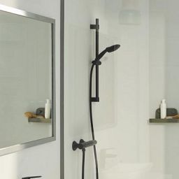 Grohe Vitalio Start 110 zestaw prysznicowy ścienny punktowy czarny mat 279502431