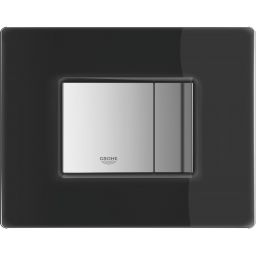 Grohe Skate Cosmopolitan przycisk spłukujący ze szklaną płytką aksamitny czarny 38845KS0