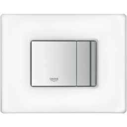 Grohe Skate Cosmopolitan przycisk spłukujący ze szklaną płytką chrom/biel DaVinci 38845MF0