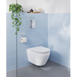 Grohe Euro Ceramic miska WC wisząca bez kołnierza ze spłukiwaniem wirowym biały połysk 102485SH00