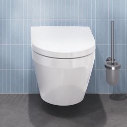 Grohe Euro Ceramic miska WC z deską wolnoopadającą wisząca bez kołnierza ze spłukiwaniem wirowym biały połysk 102509SH00