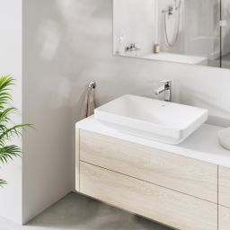 Grohe Euro Ceramic umywalka 60x40 cm prostokątna nablatowa biała 102434SH00