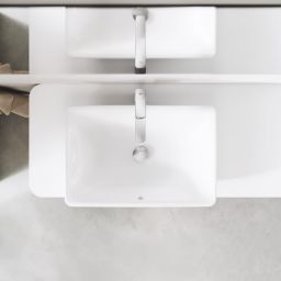 Grohe Euro Ceramic umywalka 60x40 cm prostokątna nablatowa biała 102434SH00